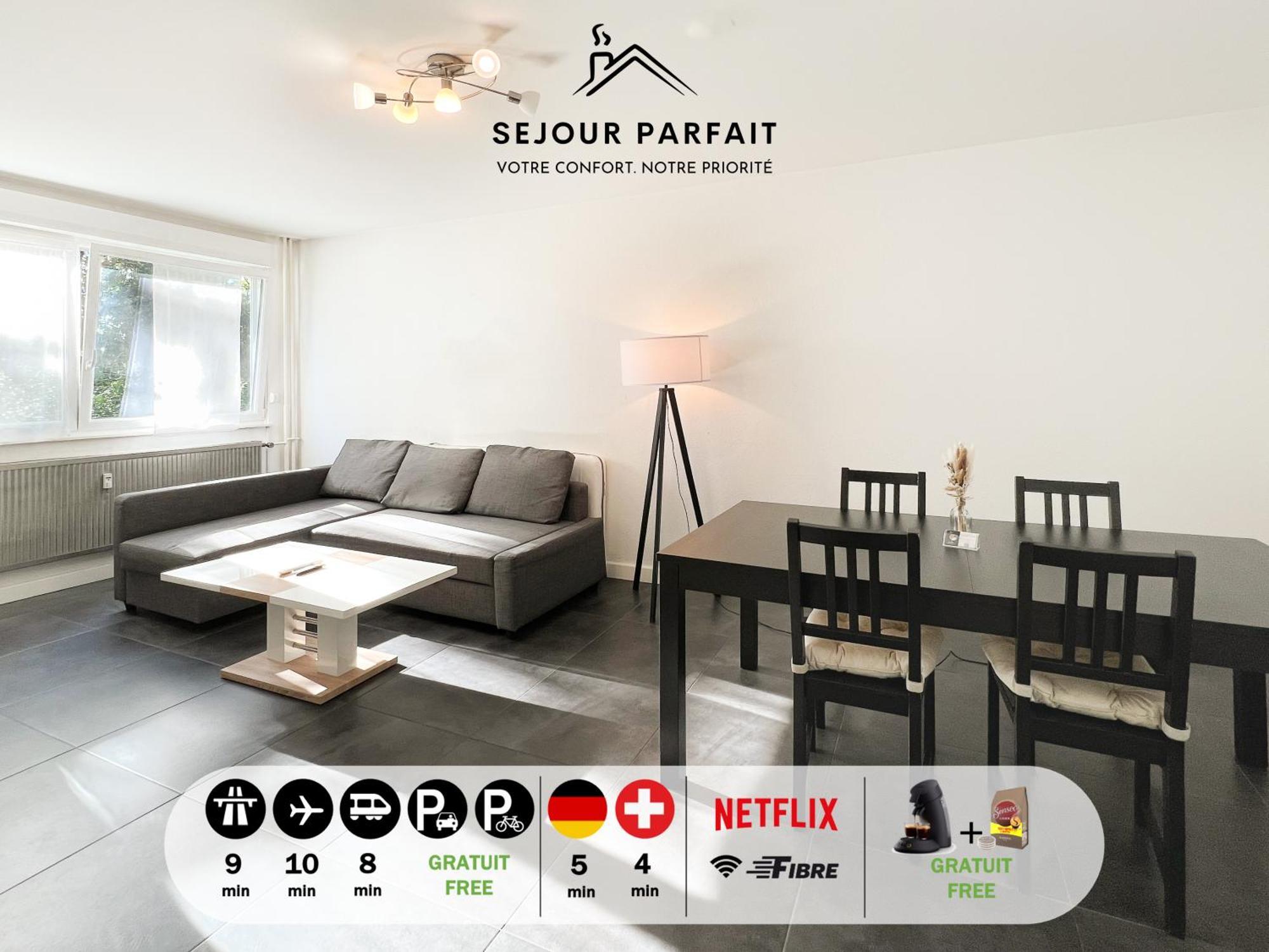 Appart'Hotel Le Marechal - 3 Frontieres & Netflix Huningue Ngoại thất bức ảnh